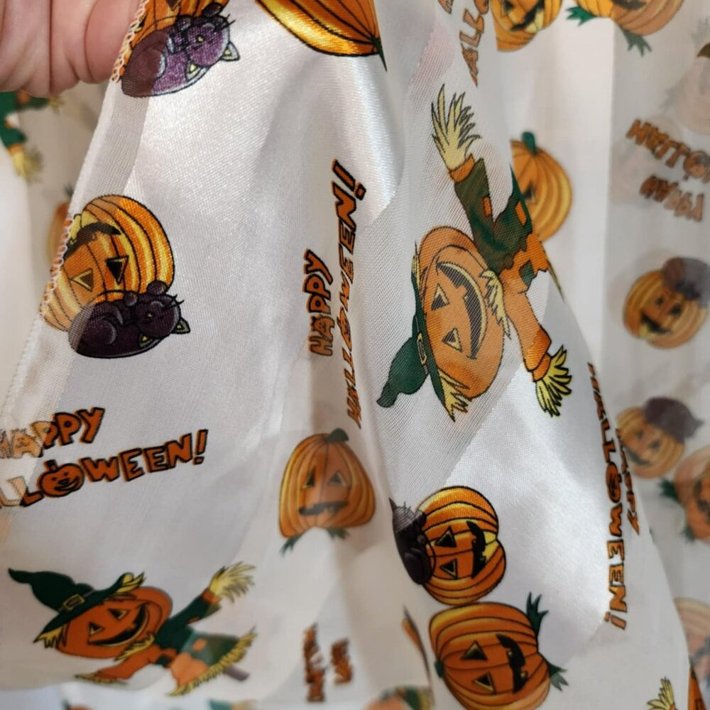 EUC Halloween Pumpkin Scarf - Picture 2 of 3